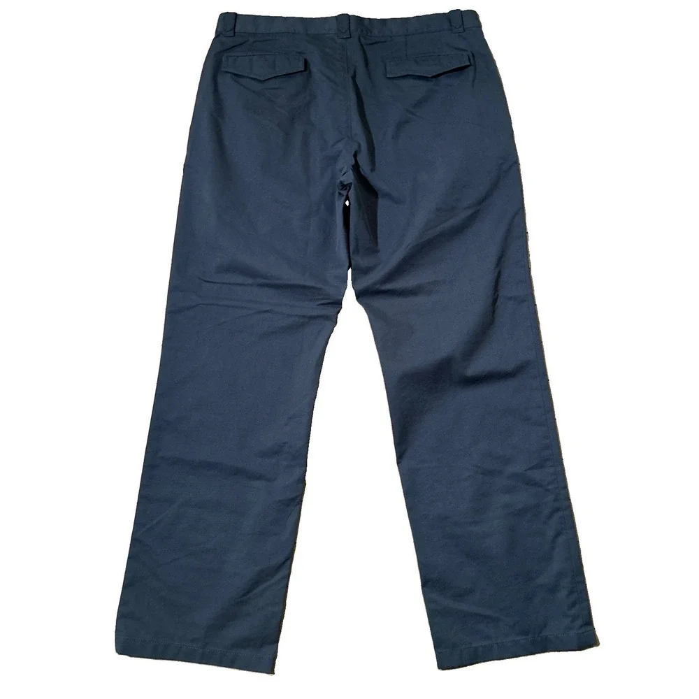 John Varvatos Pants Men's 50 (34x29) Gray Straight Leg Chino Designer Trousers